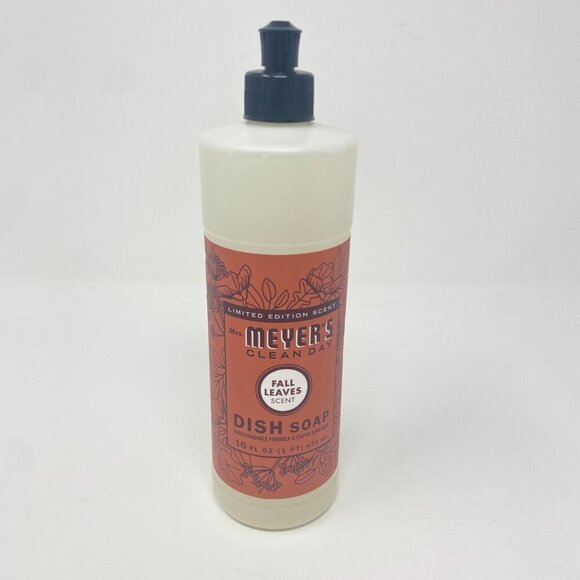 Mrs. Meyer's Clean Day 3 Dish Soap Fall Edition 16 Fl Oz Fall Leaves Scent - Picture 4 of 6